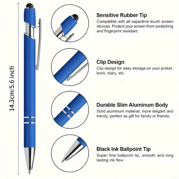 “You're Awesome” Multicolor Stylus/Ink Pen Set- 15 count - Picture 2 of 4